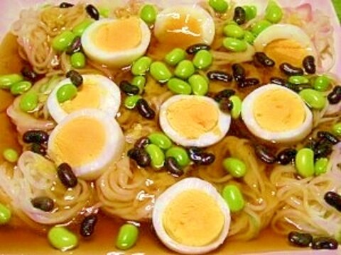 みたらし団子のタレ風☆素麺餡かけ